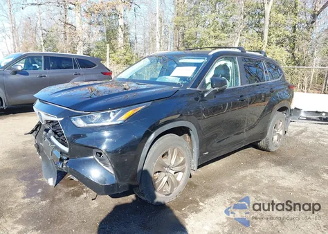 2023 Toyota Highlander Hybrid Xle Bronze z USA, uszkodzony, nr VIN 5TDABRCH7PS134614